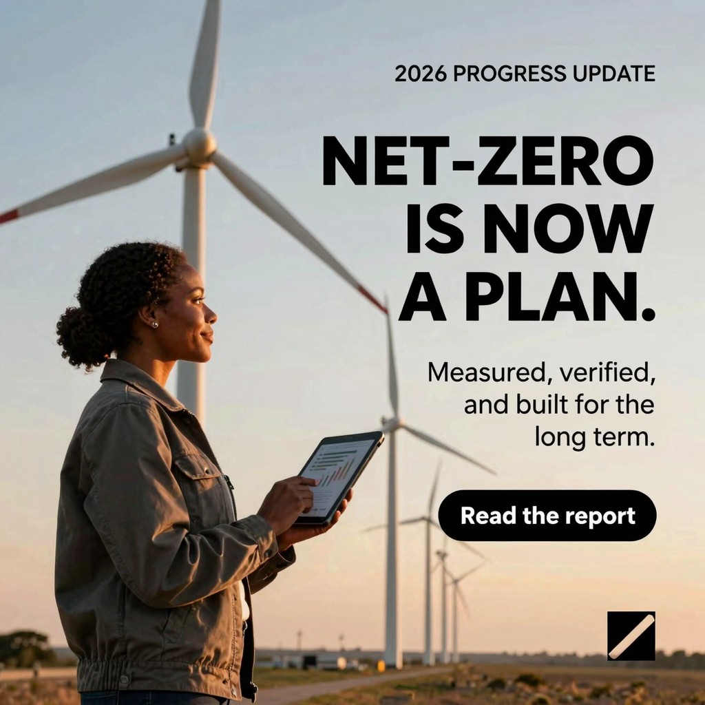 Sustainability campaign visual